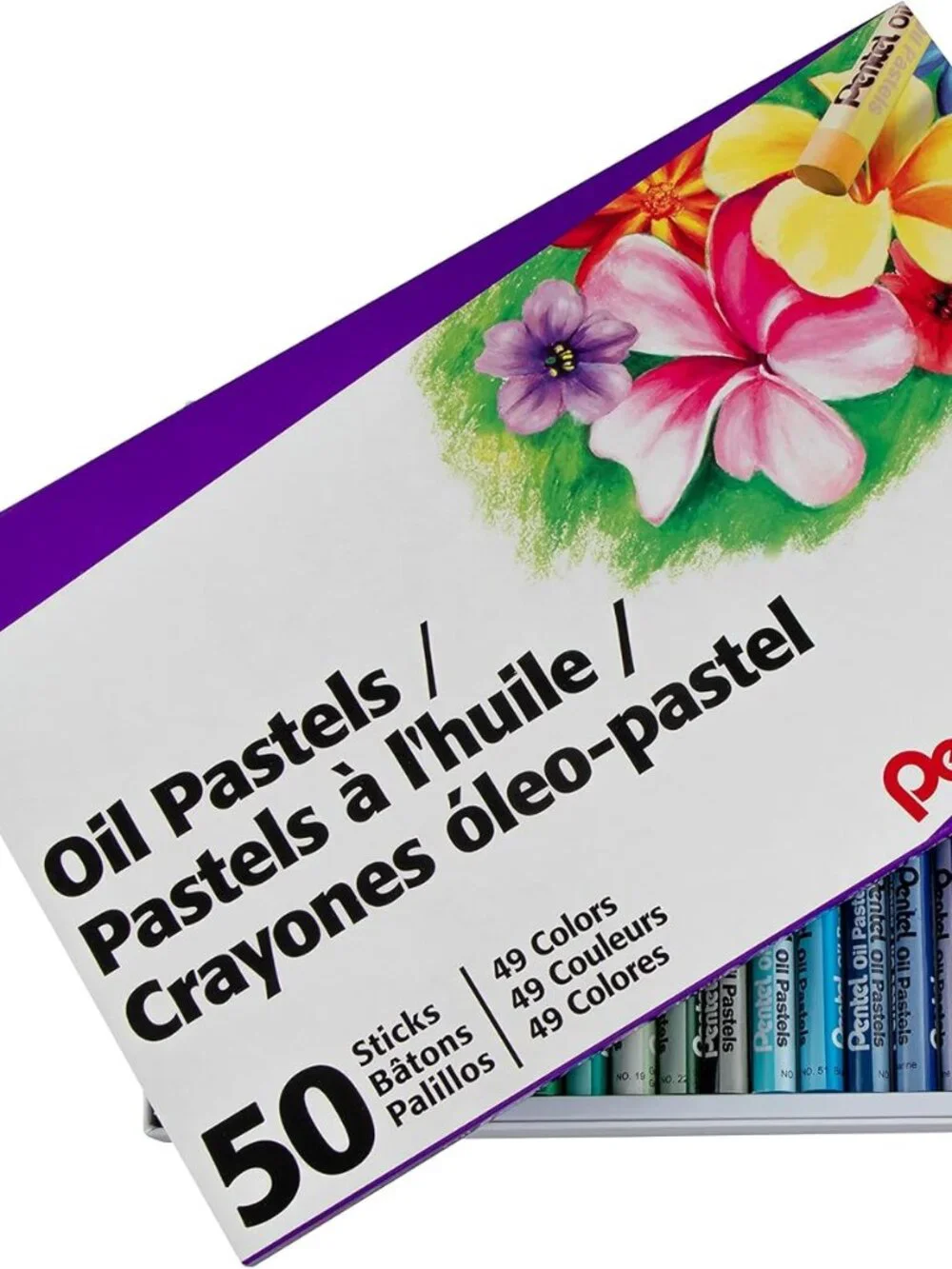 NEW Oil Pastels 50 Count Sticks Chalk Art Supplies School Set Acid-Free Easter B